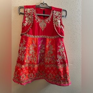 Junaid Jamshed 3pc Little Girls Pakistani Shalwar Kameez